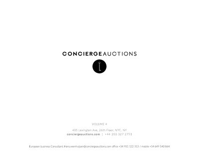 Concierge Auctions Magazine Volume 4