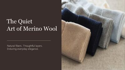 The Quiet Art of Merino Wool