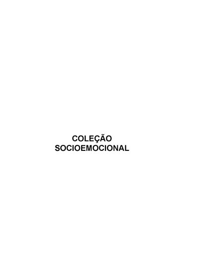 Coleção Socioemocional - Apresentação