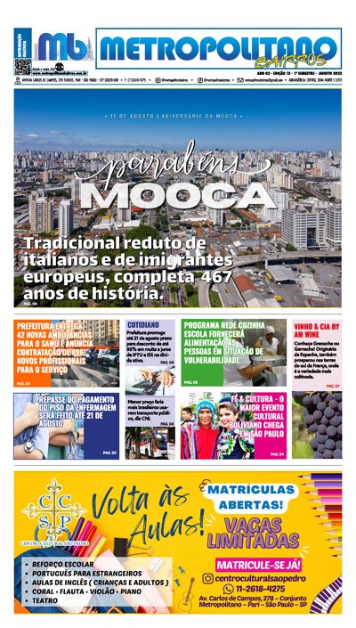 Jornal Metropolitano Bairros - Agosto 2023