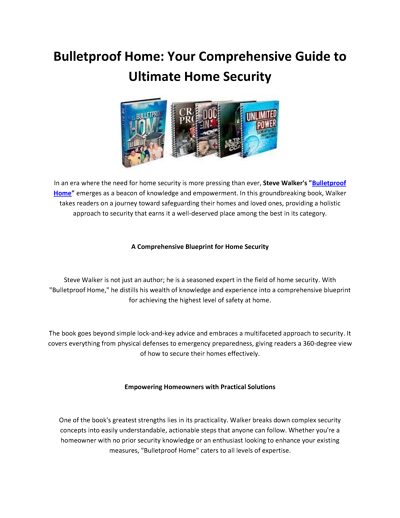 Bulletproof Home
