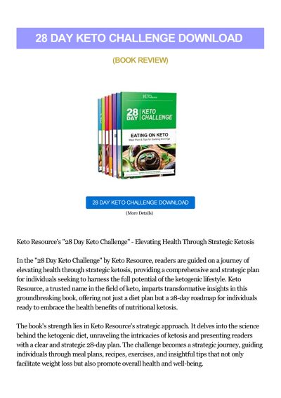 28 Day Keto Challenge Download