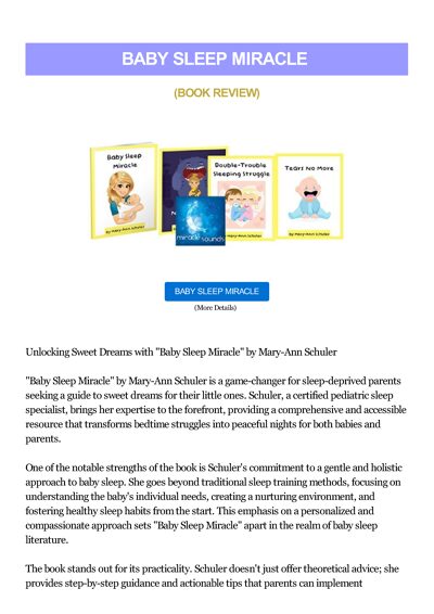 Baby Sleep Miracle