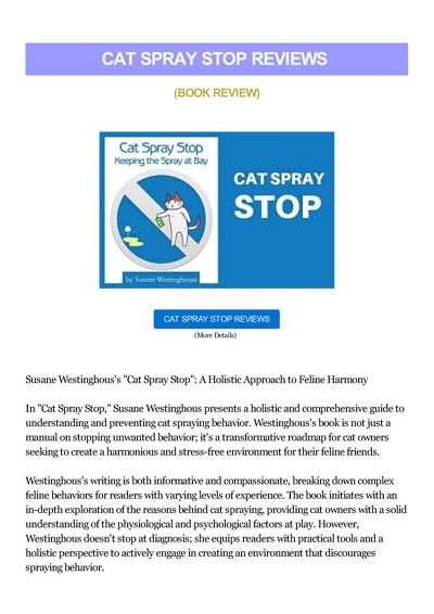 Cat Spray Stop Reviews