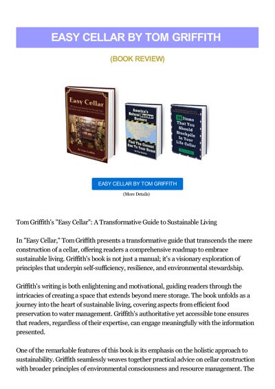 Easy Cellar By Tom Griffith
