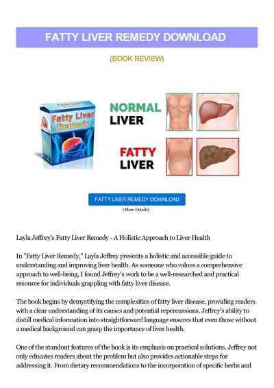 Fatty Liver Remedy Download