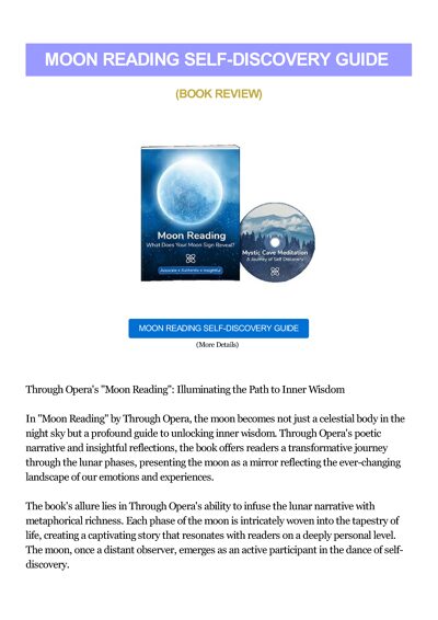 Moon Reading Self-Discovery Guide