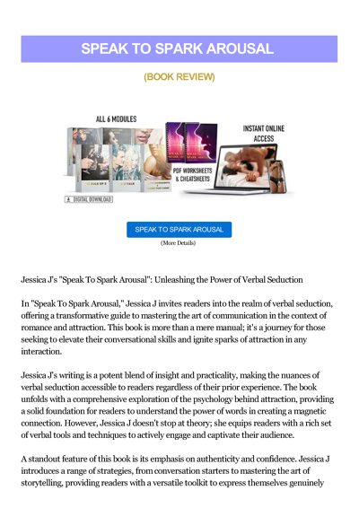 Speak To Spark Arousal