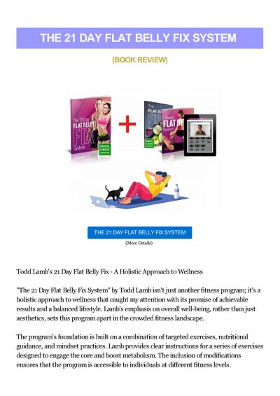 The 21 Day Flat Belly Fix System