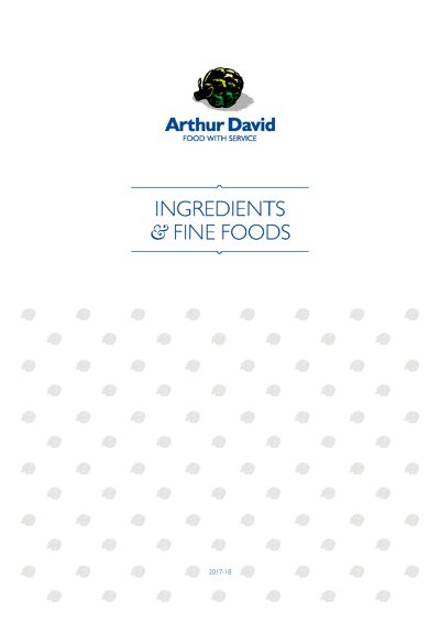 Ingredients & Fine Foods Catalogue 2017-18