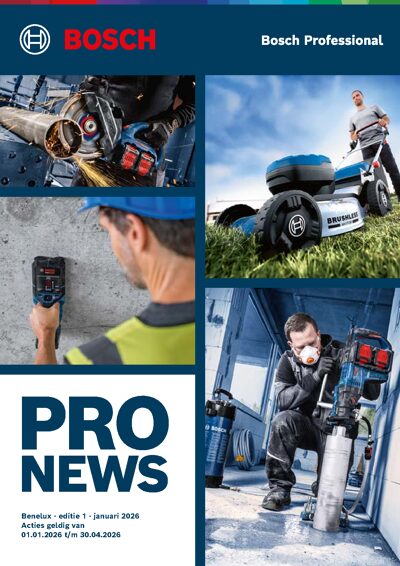 Bosch Pro News Benelux Editie 1 - Januari 2026