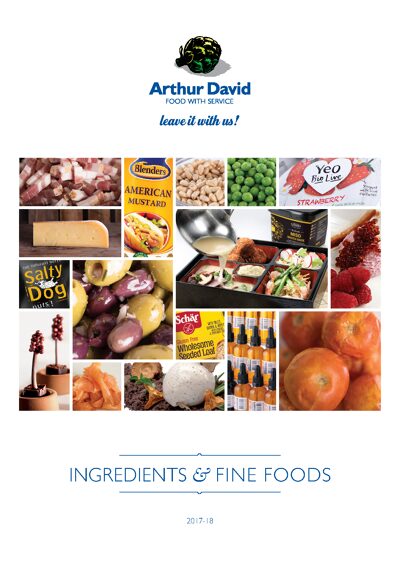 Arthur David Ingredients & Fine Foods Catalogue 2017-18
